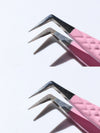 Amelie Tweezer DUO kit Pink Fiber Tip Collection