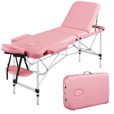 Aluminum Alloy Folding Massage Table Portable Beauty Bed