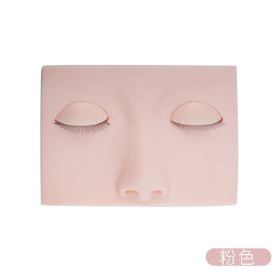Graft practice removable practice silicone eyelash head mold