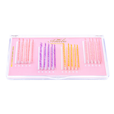 UV Ombre Color Volume Lashes Large Tray (20 rows)