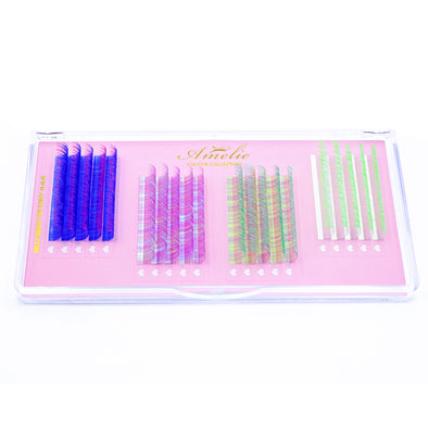 UV Ombre Color Volume Lashes Large Tray (20 rows)