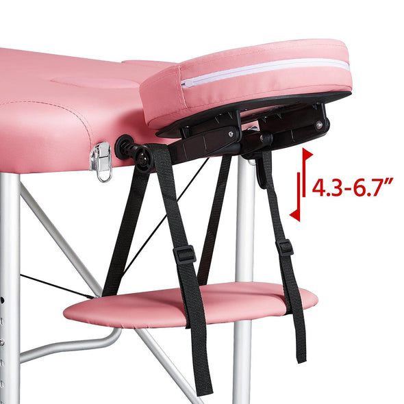 Aluminum Alloy Folding Massage Table Portable Beauty Bed