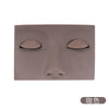 Graft practice removable practice silicone eyelash head mold