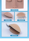 Graft practice removable practice silicone eyelash head mold