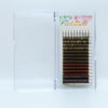 Ombre brown lash tray mix length(12-15mm)