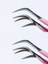 Amelie Tweezer DUO kit Pink Fiber Tip Collection