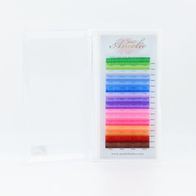 Premium Mixed Color Volume Lash 0.07 (16 ROWS)