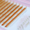 Premium Volume  Light Brown Color Lashes