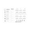 Lash mapping Dimension Chart(1 PCS)