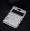 Mini small Ladies Cute calculator desktop with diamond crystal