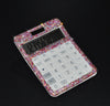 Mini small Ladies Cute calculator desktop with diamond crystal