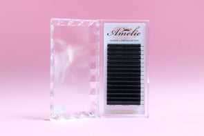 0.03 AMELIE Glossy Black Volume Lash 16 rows