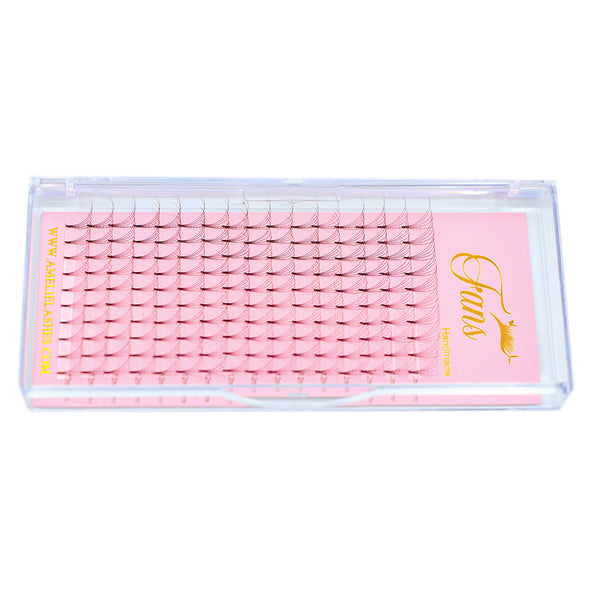 5D Short Stem Premade Volume Fans Lashes (16 rows)