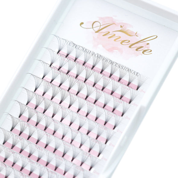 10D Short Stem Premade Volume Fans Lashes