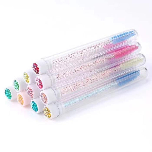 Diamond Bottle Glitter Mascara Brushes