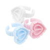 Sweet Heart Lash Glue Ring Cup 100 Pcs/Pack