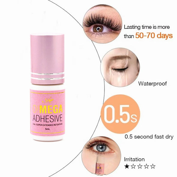 OMega Eyelash Adhesive 0.5 Sec