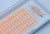 Neon Orange Color Spikes Lashes