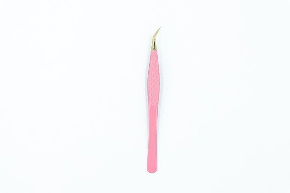 AM-006 Pink Diamond Dust Mega Volume Lash Tweezers