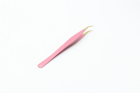 AM-006 Pink Diamond Dust Mega Volume Lash Tweezers