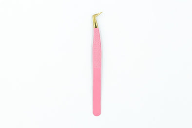 AM-001 Pink Diamond Dust Mega Volume Lash Tweezers