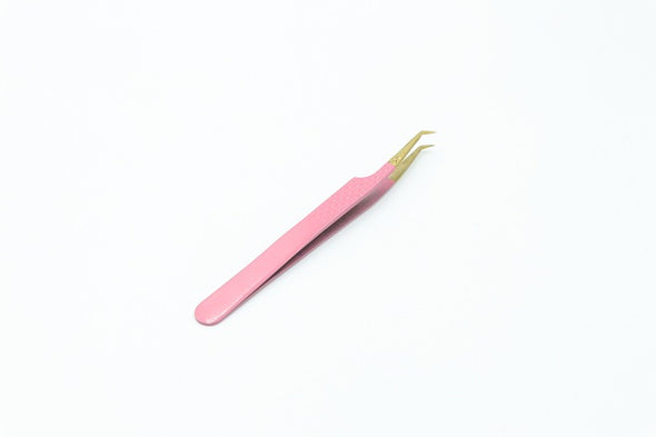 AM-003 Pink Diamond Dust Mega Volume Lash Tweezers