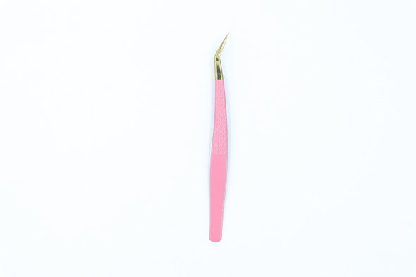 AM-004 Pink Diamond Dust Mega Volume Lash Tweezers