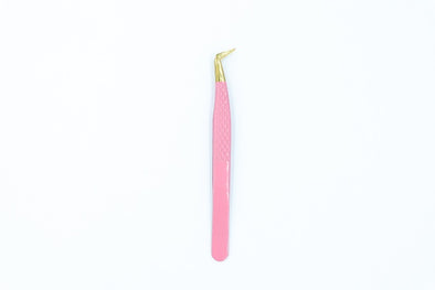 AM-005 Pink Diamond Dust Mega Volume Lash Tweezers