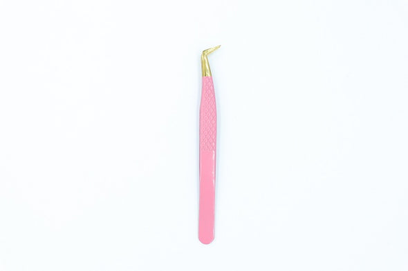 AM-005 Pink Diamond Dust Mega Volume Lash Tweezers