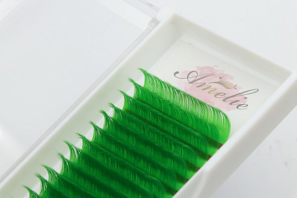 Premium Volume Green Color Lash