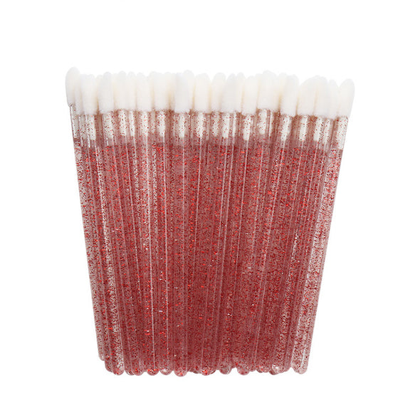 Glitter Lipstick Brush 50 Pcs